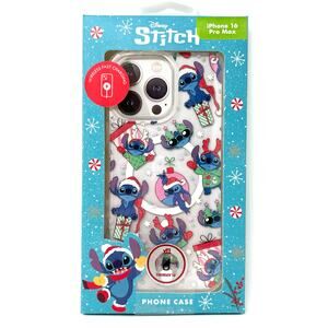 Disney Stitch Christmas iPhone 16 Pro Max Case Skinny Dip Glitter Xmas Santa NIP